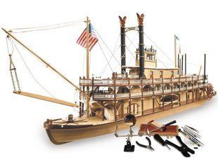 Artesania Latina Американский речной пароход "Миссисипи" (Mississippi) 1:80 с инструментом (22805)