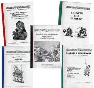 Mirliton Miniatures - Миниатюра 25-28 mm Fantasy - Fantasy Warriors Rule Book in Italian Text Only - MRLT-FWR001