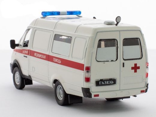 1/43 Автомобіль ГАЗ-32214 Газель "Скорая медицинская помощь", серія "Автомобиль на службе" + журнал (Deagostini)