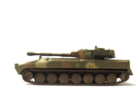 1/72 122-мм САУ 2С1 Гвоздика (авторская работа), готовая модель