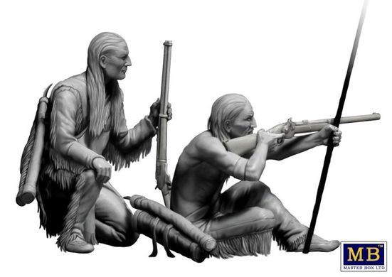 1/35 Remote Shot, Indian Wars Series, 2 фигуры (Master Box 35128) пластик