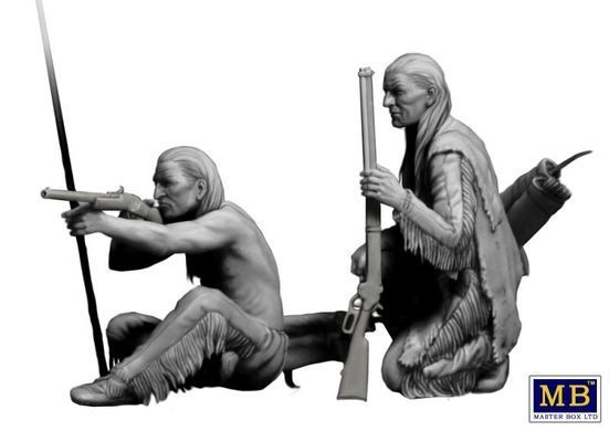 1/35 Remote Shot, Indian Wars Series, 2 фигуры (Master Box 35128) пластик