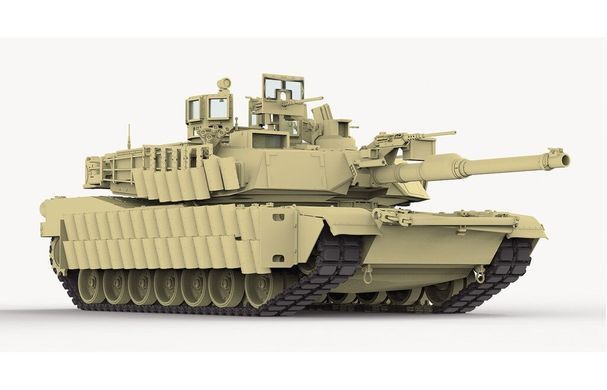 1/35 Танк M1A2 SEP Abrams TUSK I/TUSK II, модель з інтер'єром (Rye Field Model RM-5026), збірна модель