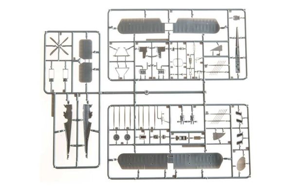 1/72 Royal Aircraft Factory BE2c ночной истребитель (Airfix 02101) сборная модель