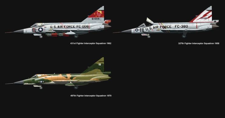 1/72 Convair F-102A Delta Dagger (Case X) (Meng Model DS-003) сборная модель