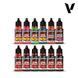 Набір фарб "Спеціальні ефекти: Special FX Paint Set", 12 фарб по 18 мл, акрилові (Vallejo 72207 Game Color Paint Set)
