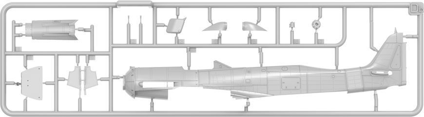 1/48 Винищувач Focke-Wulf&nbsp;FW-190D-9 Mimetall Prod. ескадрилії JG 301, серія Basic Kit (Miniart 48040), збірна модель
