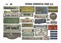 German Commercial Signs 1:35