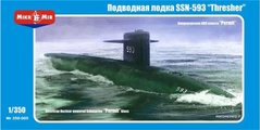 1/350 SSN-593 "Thresher" американская атомная подводная лодка (MikroMir 350-005), сборная модель