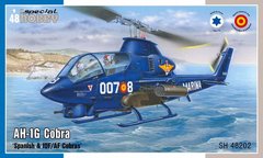 1/48 Вертолет AH-1G Cobra "Spanish and IDF/AF Cobras" (Special Hobby SH48202), сборная модель