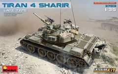 1/35 Tiran 4 Sharir пізній тип, ізраїльський танк, модель з інтер'єром (MiniArt 37013), збірна модель