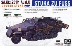 Sd.Kfz.251/1 ausf.C Stuka Zu Fuss полугусеничный бронетранспортер 1:35