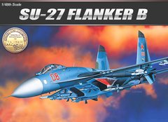 1/48 Сухой Су-27 багатоцільовий винищувач (Academy 12270), збірна модель