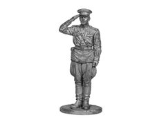 54 мм Гвардии капитан Красной Армии, СССР 1943-45 годов (EK Castings WW2-49), коллекционная оловянная миниатюра