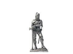 54мм Германский воин, 1 век до нашей эры (EK Castings), коллекционная оловянная миниатюра