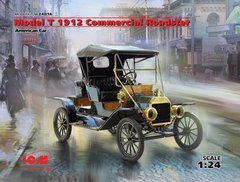 1/24 Model T 1912 Commercial Roadster американський автомобіль (ICM 24016), збірна модель