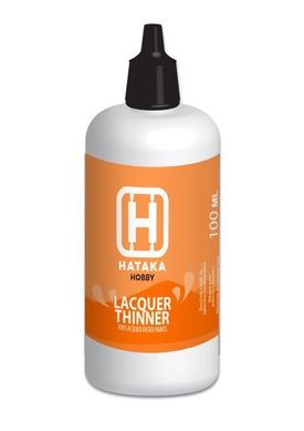 Растворитель для сольвентовых (нитро) красок Hataka Hobby Laquer, 100 мл