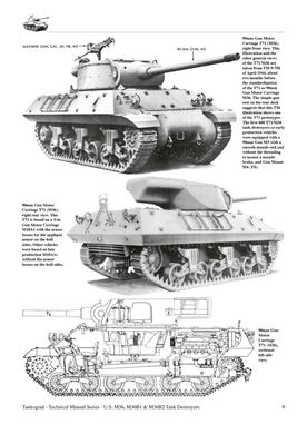 Монография "US WWII and Korea M36, M36B1 and M36B2 90mm gun motor carriage tank destroyers" Michael Franz (Tankograd technical manual series #6036)