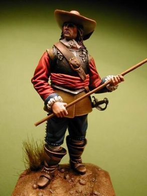 54 мм OFFICER OF FOOT, ENGLISH CIVIL WAR, 1648