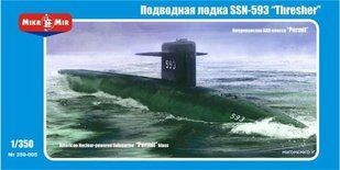 1/350 SSN-593 "Thresher" американський атомний підводний човен (MikroMir 350-05), збірна модель