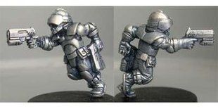 HassleFree Miniatures - Erik, male close combat trooperwith helmet - HF-HFG026