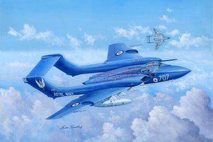 1/48 de Havilland DH.110 Sea Vixen Faw.2 британский самолет (Trumpeter 05808), сборная модель
