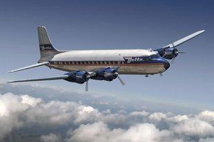 1/144 Douglas DC-6 пасажирський літак (Roden 304) збірна модель