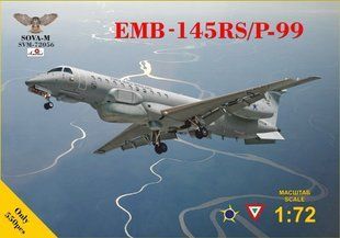 1/72 Embraer EMB-145RS/P-99 розвідувальний літак (Sova-M 72056), збірна модель