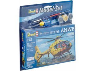 1/72 Вертолет Airbus Helicopters EC135 ANWB, стартовый набор с красками, клеем и кистью (Revell 64939), сборная модель