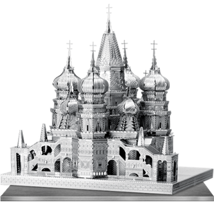 Saint Basil's Cathedral, збірна металева модель (IconX ICX006) 3D-пазл