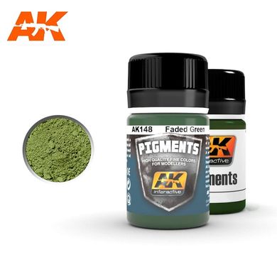 Пигмент выцветший зеленый, 35 мл (AK Interactive AK148 Faded Green Pigment)