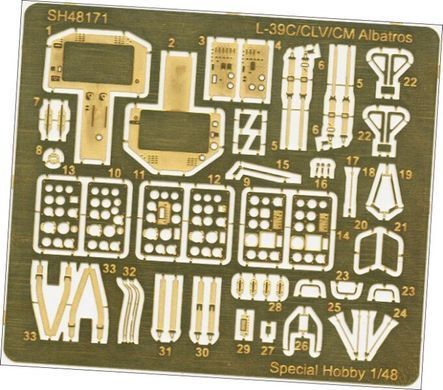 1/48 L-39C "NATO Trainer" учебно-боевой самолет (Special Hobby SH-48171) сборная модель
