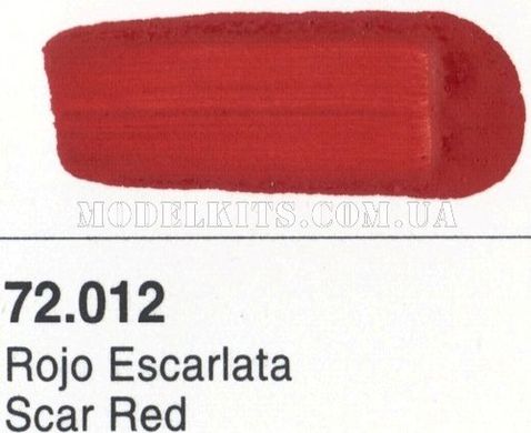 Червоний шрам, 17 мл (Vallejo Game Color 72012 Scar Red) акрилова фарба