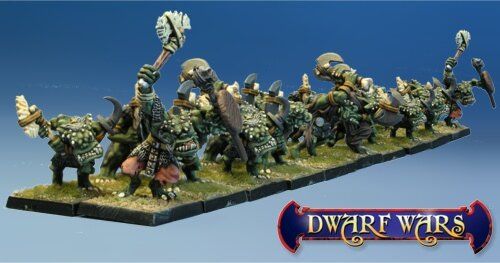 Dwarf Wars - Command – Goblin Axe Regiment - West Wind Miniatures WWP-DW-402-C