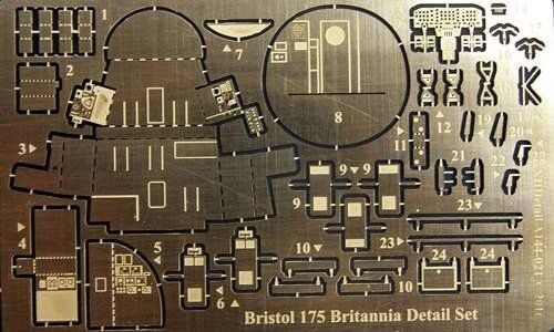 1/144 Фототравление для Bristol 175 Britania (для модели Roden) (NH Detail A144-021)