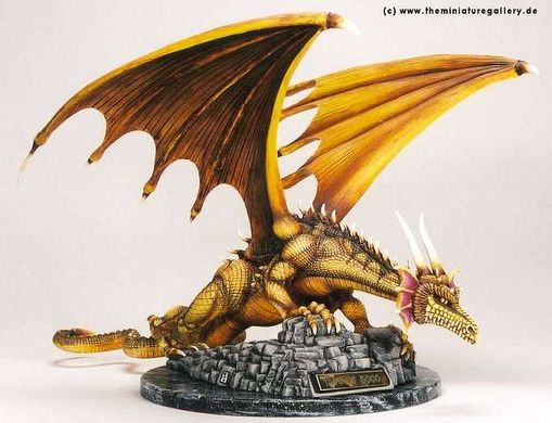 Elmore - Elmore Dragons Set № 3 - Gold Dragon - Dark Sword DKSW-DSM6003