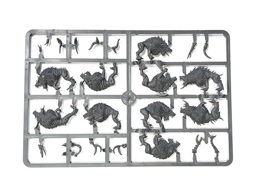 Chaos Warhounds, миниатюры Warhammer (Games Workshop), сборные пластиковые, без коробки