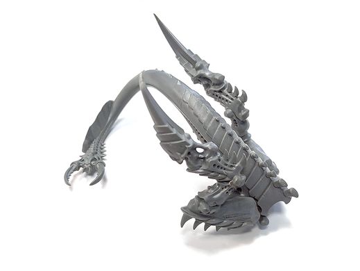 Tyranid Winged Hyve Tyrant Tail + Spine Banks Carapace, детали для миниатюр Warhammer 40k, пластиковые (Games Workshop)