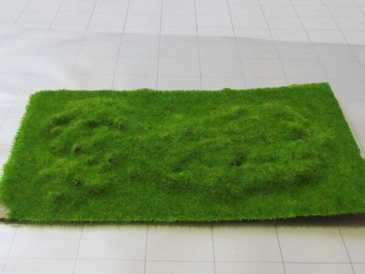 Подложка-имитация травы для придания рельефа местности №1 ВЕСНА-ОСЕНЬ 3мм, А4 (Different Scales 22-642)