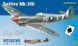 1/72 Spitfire Mk.VIII британский истребитель, серия Weekend Edition (Eduard 7442) сборная модель