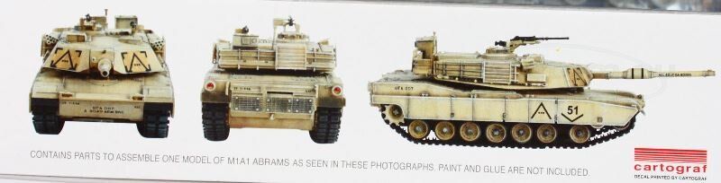 1/72 M1A1 Abrams, 3rd Infantry Division Iraq 2003 (Dragon 7215) сборная модель