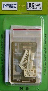 1:72 Конверсионный набор для Chevrolet C15A Cab 11 (IBG 72016 и другие) (смола + травление)