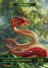 Snake #3 Token Magic: the Gathering (Токен) GnD Cards