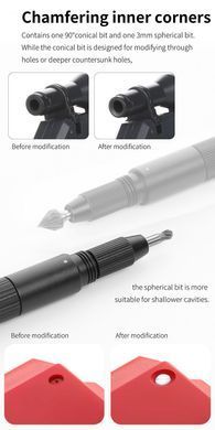 Насадка со сферической фрезой 4 мм для DSPIAE AT-CT &ldquo;I-deal&rdquo; Plastic Chamfering Tool