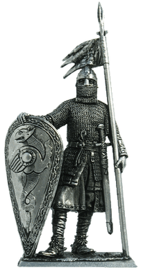 54 мм Норманський лицар (EK Castings M-185) колекційна олов'яна мініатюра