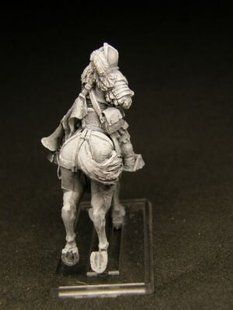 Империя (Empire) - Mounted Arquebusier Musician - GameZone Miniatures GMZN-02-56