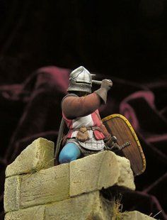 European Medieval Warrior, 54 мм