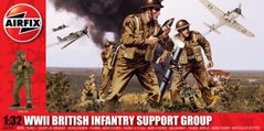 Airfix 04710 WWII British Infantry Support Group 1/32 в комплекте 4 фигуры