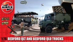 1/76 Bedford QLT и Bedford QLD военные грузовики (Airfix 03306) сборные модели