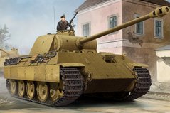 1/35 Pz.Kpfw.V Ausf.A Panther з цимеритом, німецький танк (Hobbyboss 84506), збірна модель